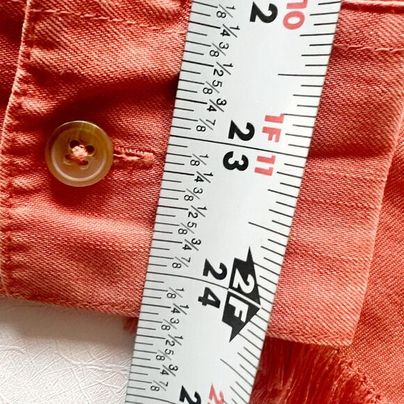 Foxcroft NYC Coral Tencel Button Up 8 - Picture 6 of 9